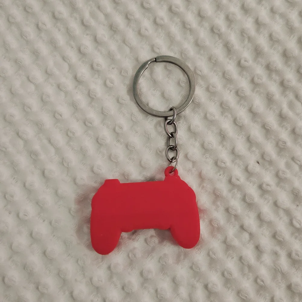 Red Game Controller Keychain - Picture 2 of 2